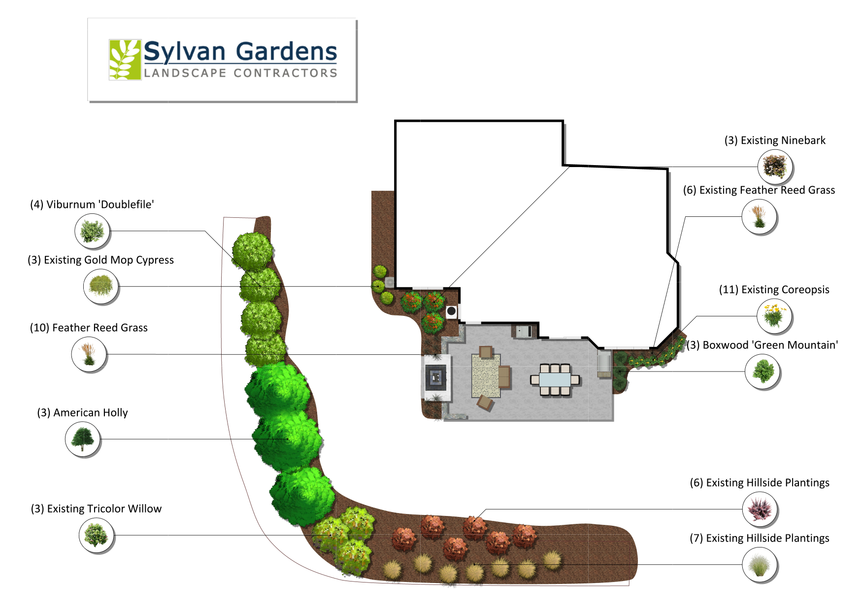 Backyard 2D Planview Design